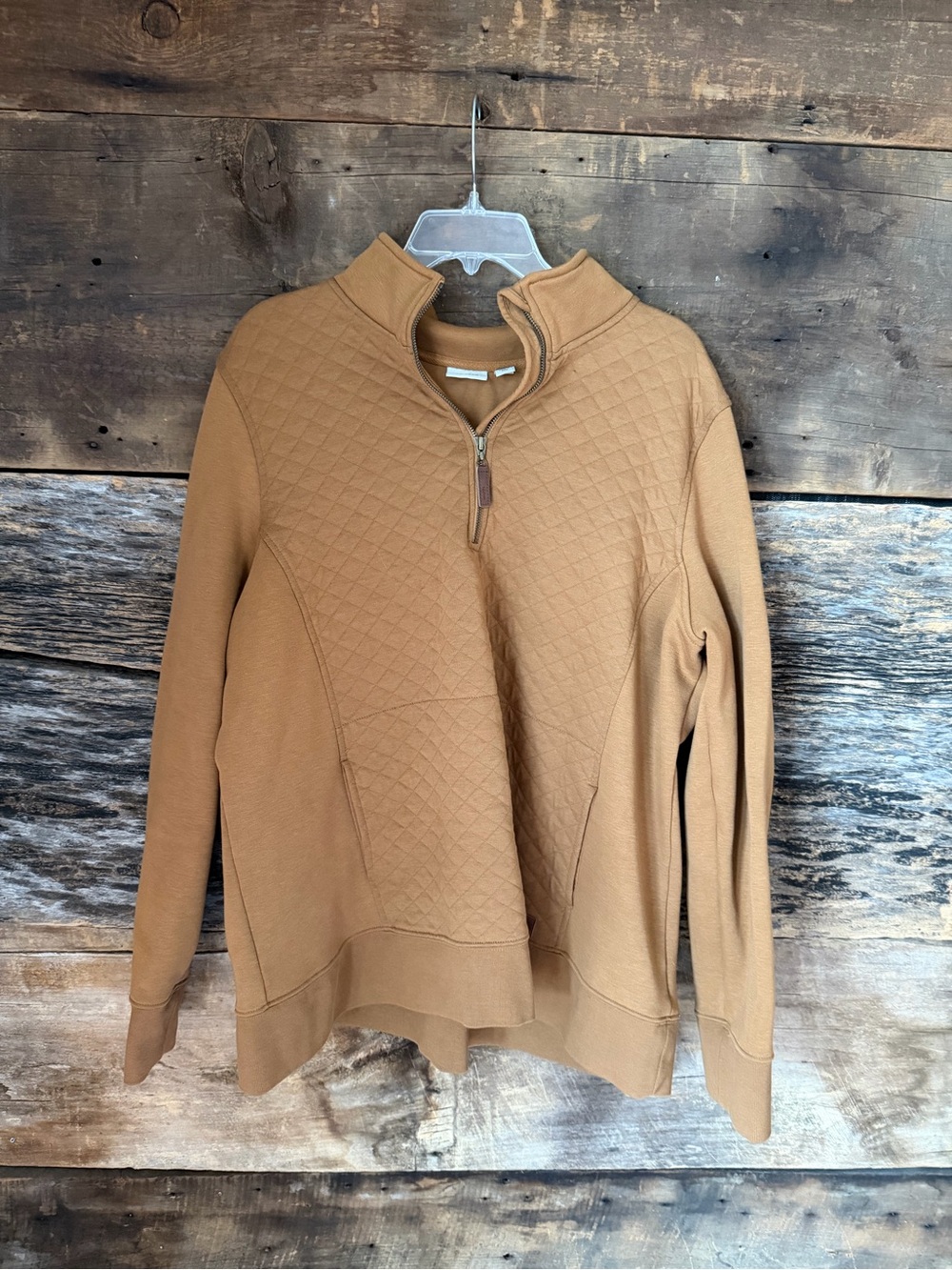 L.L Bean Quilted Quarter Zip